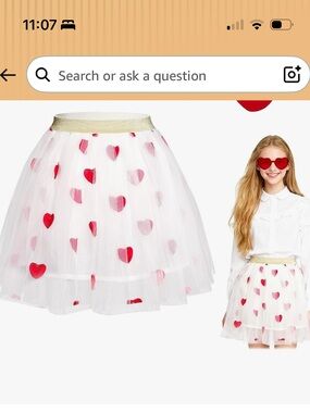 Valentine’s Day tutu